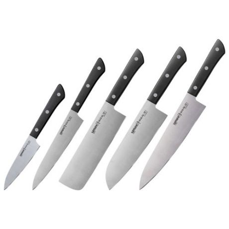 Набор Samura Harakiri 5 ножей SHR-0250 черный