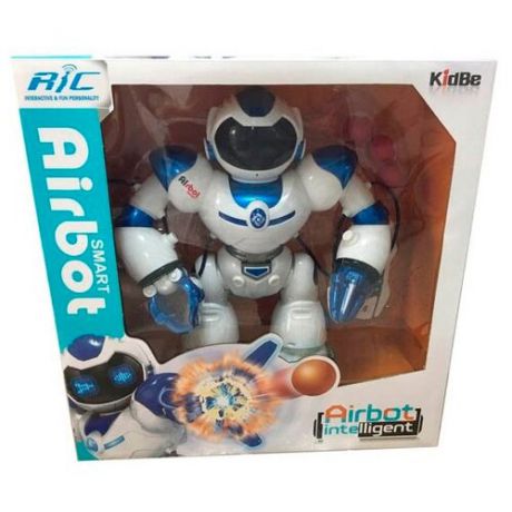 Интерактивная игрушка робот Shantou Gepai Airbot A998224M-W бело-синий