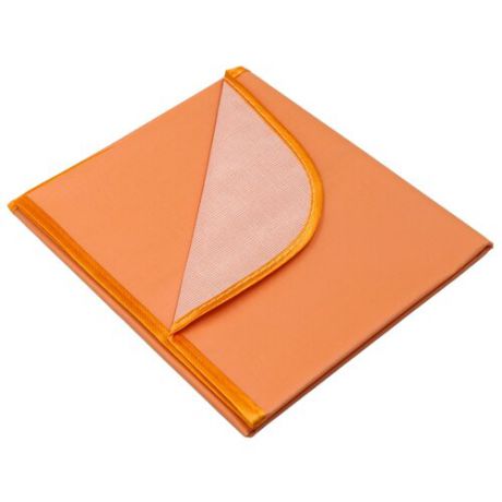 Многоразовая клеенка Чудо-Чадо подкладная с окантовкой с резинками-держателями 70х100 оранжевый 1 шт.
