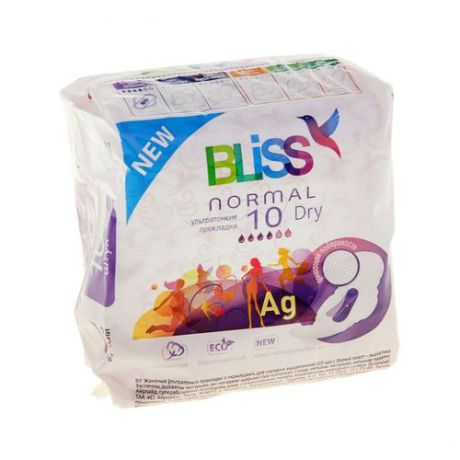 Bliss прокладки Normal Dry 10 шт.