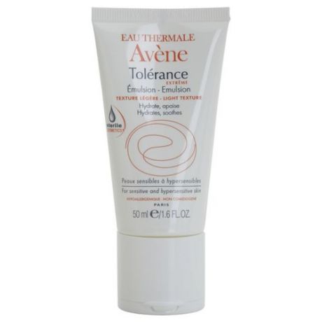 AVENE Tolerance Extreme Увлажняющая эмульсия для лица, 50 мл