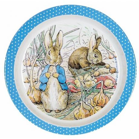 Тарелка Petit Jour Paris Peter Rabbit (BPR905B/BPB905G) синий