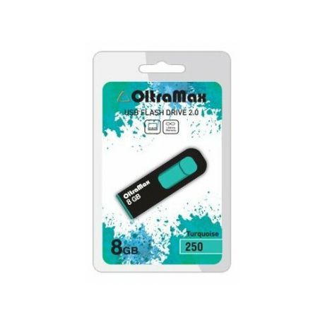 Флешка OltraMax 250 8GB turquoise