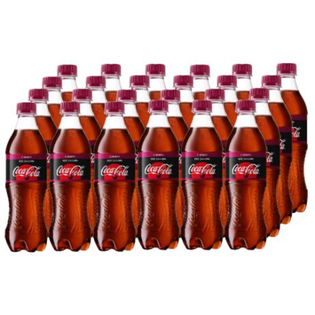 Газированный напиток Coca-Cola Cherry Zero, 0.5 л, 24 шт.