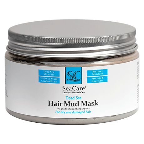 SeaCare Маска грязевая для волос с минералами Мертвого Моря и растительными экстрактами, 250 мл