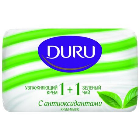 Крем-мыло кусковое DURU Soft sensations 1+1 Зелёный чай, 80 г
