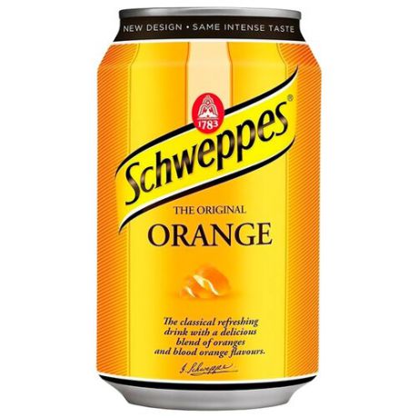 Газированный напиток Schweppes Orange, 0.33 л