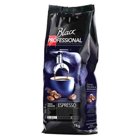 Кофе в зернах Black Professional Espresso, арабика/робуста, 1 кг