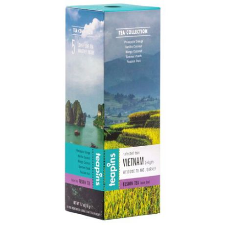 Чай Teapins Vietnam Delights 5 tea collection ассорти, 50 г