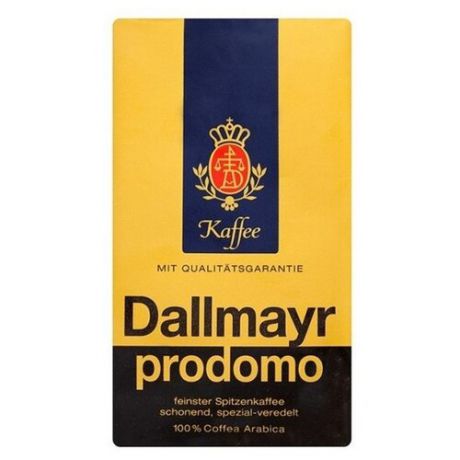 Кофе молотый Dallmayr Prodomo вакуумная упаковка, 250 г