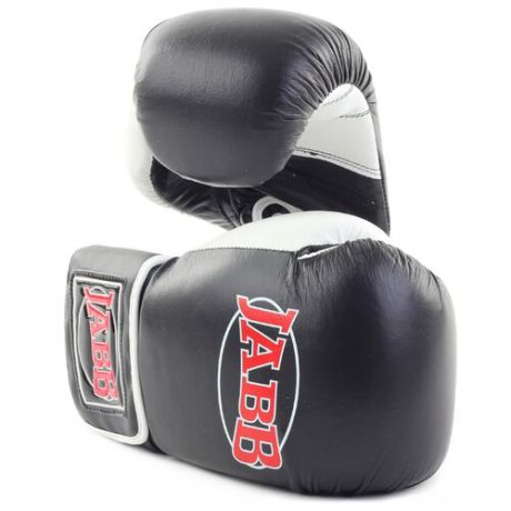 Боксерские перчатки Jabb JE-2009 черный/белый 10 oz
