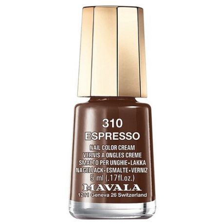 Лак Mavala Nail Color Cream, 5 мл, оттенок 310 Espresso