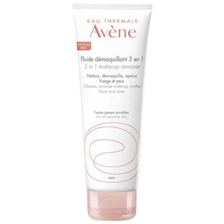 AVENE флюид для снятия макияжа 3 в 1, 200 мл