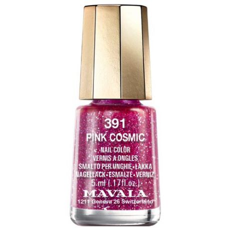 Лак Mavala Nail Color Glitter, 5 мл, оттенок 391 Pink Cosmic