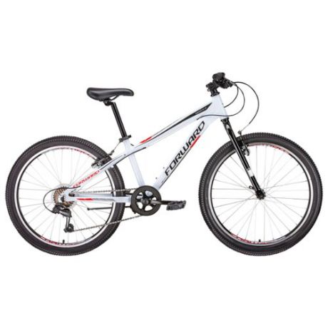 Подростковый горный (MTB) велосипед FORWARD Twister 24 1.0 (2019) белый 13" (требует финальной сборки)