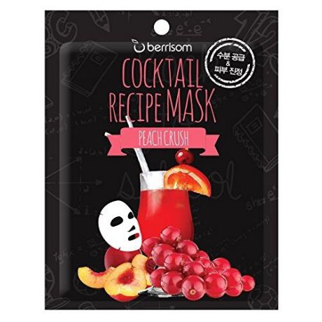 Berrisom Тканевая маска для лица Cocktail Recipe Mask Peach Crush, 20 г
