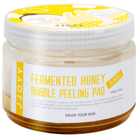 JJOYY Пилинг-диски для лица и тела Fermented Honey Bubble 300 мл