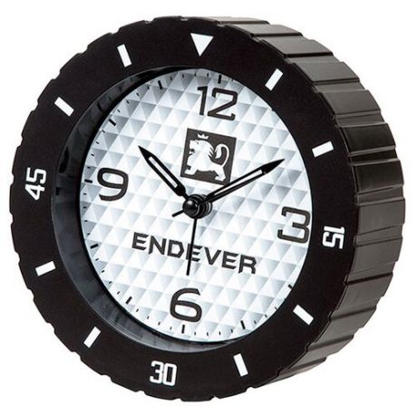 Часы настольные ENDEVER RealTime-91/92 черный / белый