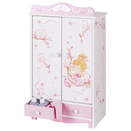 DeCuevas Гардеробный шкаф Мария (54023) белый/розовый
