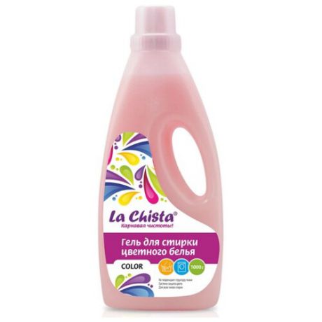 Гель La Chista Color для цветного белья, 1 л, бутылка