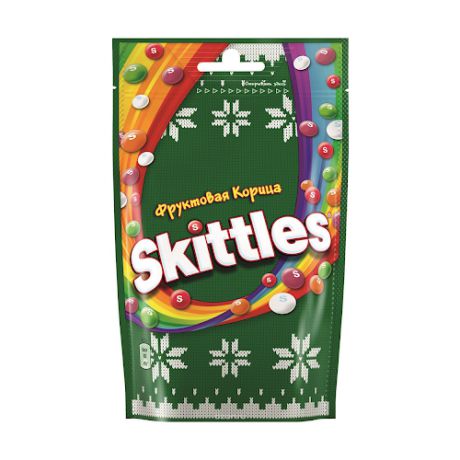 Драже Skittles Фруктовая корица в сахарной глазури, ассорти, 100 г