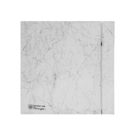 Вытяжной вентилятор Soler & Palau SILENT-100 CZ DESIGN 4C, white marble 8 Вт
