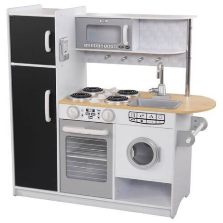 Кухня KidKraft 53352 белый/черный/серый