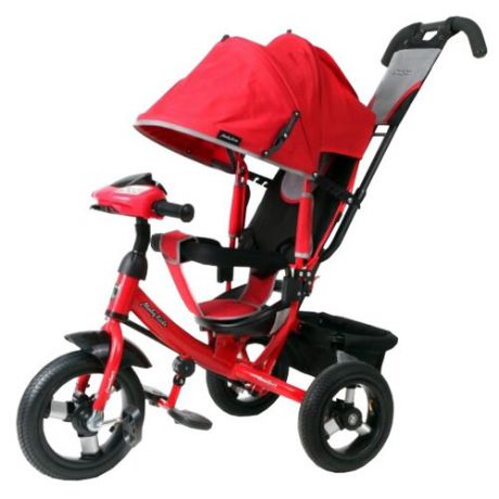 Трехколесный велосипед Moby Kids Comfort 12x10 AIR Car1 красный