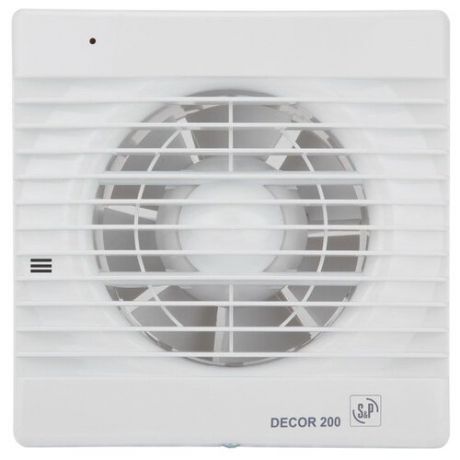 Вытяжной вентилятор Soler & Palau DECOR 200 CH, белый 20 Вт