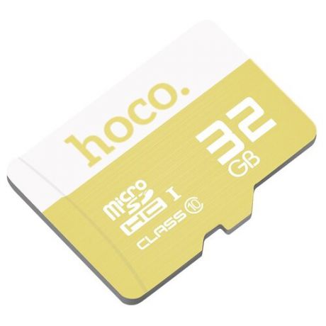 Карта памяти Hoco Micro SDHC 32GB желтый