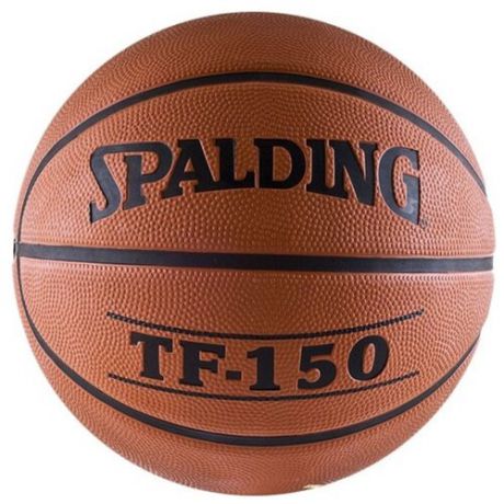 Баскетбольный мяч Spalding TF-150, р. 7 коричневый/черный