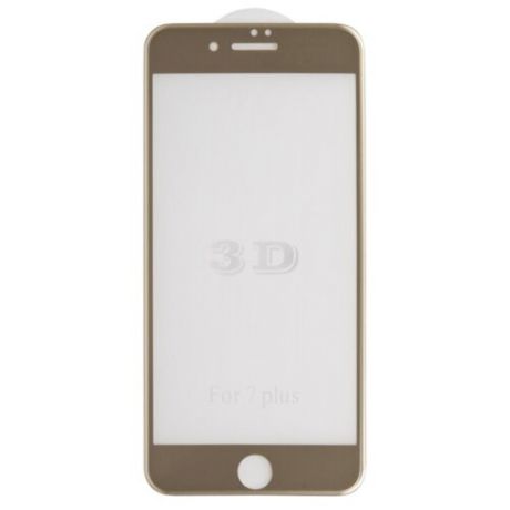 Защитное стекло Liberty Project 3D Tempered Glass с рамкой для Apple iPhone 7 Plus золото