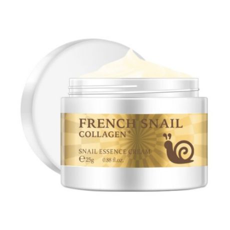 LAIKOU French Snail Collagen Крем для лица с муцином улитки и коллагеном, 25 г