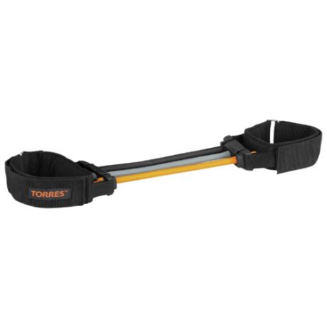 Эспандер для лыжника (боксера, пловца) TORRES AL0045 29 см черный/серый/оранжевый
