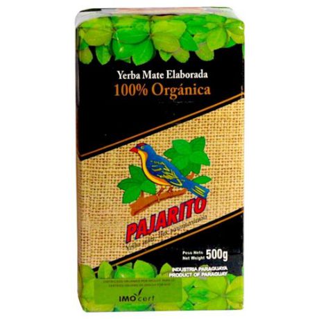 Чай травяной Pajarito Yerba mate Organica, 500 г