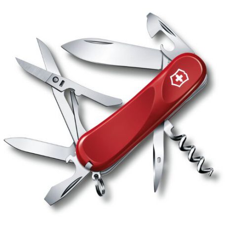 Нож многофункциональный VICTORINOX Evolution 14 (14 функций) красный
