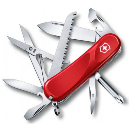 Нож многофункциональный VICTORINOX Evolution 18 (15 функций) красный