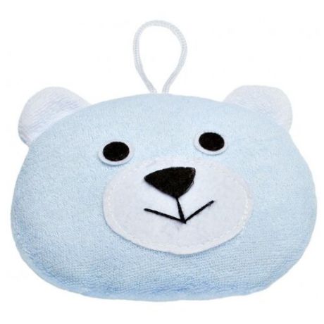 Губка ROXY-KIDS Bear с махровым покрытием синий