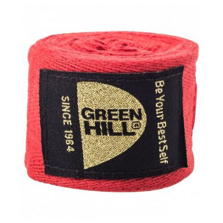 Кистевые бинты Green hill BC-6235c 3,5 м красный