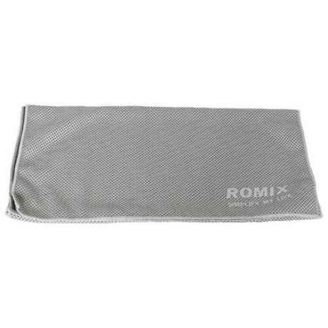 Romix Полотенце охлаждающее RH24 для спорта 30х90 см серый