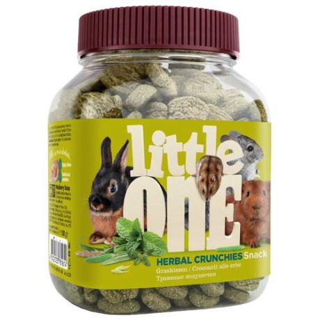 Лакомство для кроликов, грызунов Little One Snack Herbal crunchies 100 г