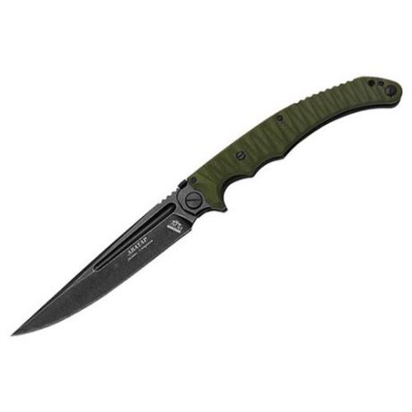 Нож складной НОКС Аватар (334-580404) черный/зеленый