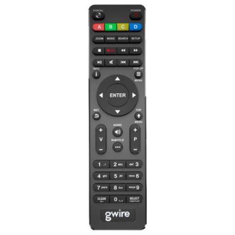 Пульт ДУ Gwire 950021 Dune для медиаплееров Dune HD TV-101W, HD TV-102W, HD Solo Lite черный