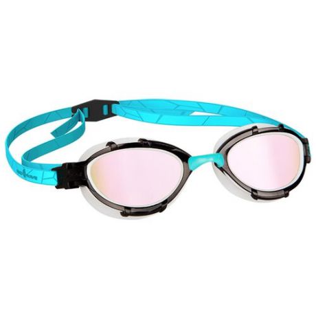 Очки для плавания MAD WAVE Triathlon Rainbow azure/black/white