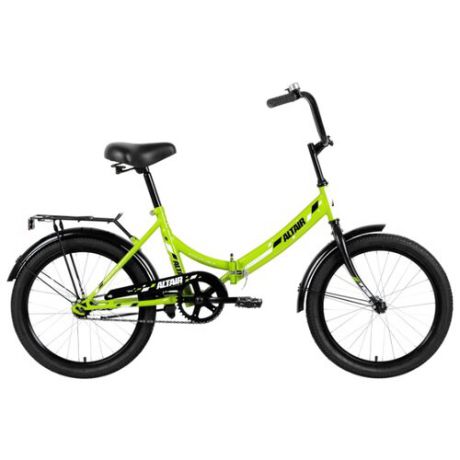 Городской велосипед ALTAIR City 20 (2019) зеленый 14" (требует финальной сборки)