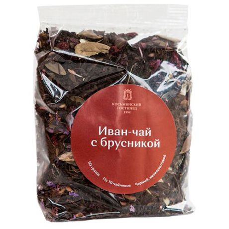 Чай травяной Косьминский гостинец Иван-чай с брусникой, 50 г