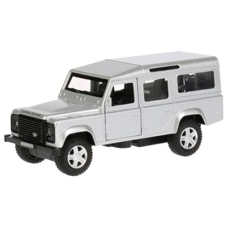 Внедорожник ТЕХНОПАРК Land Rover Defender (DEFENDER-BK/SL) 12 см серебристый