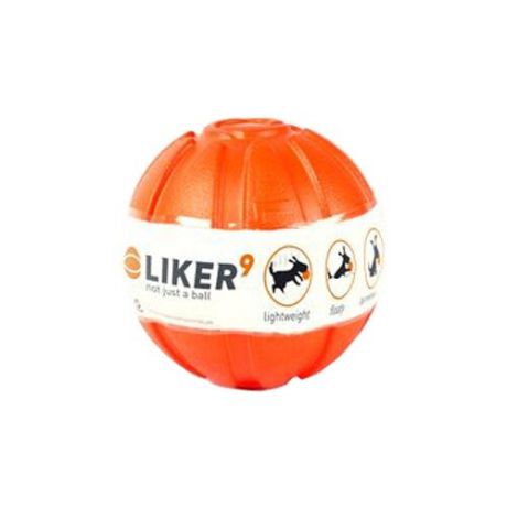 Мячик для собак LIKER Мячик Лайкер (6295) оранжевый