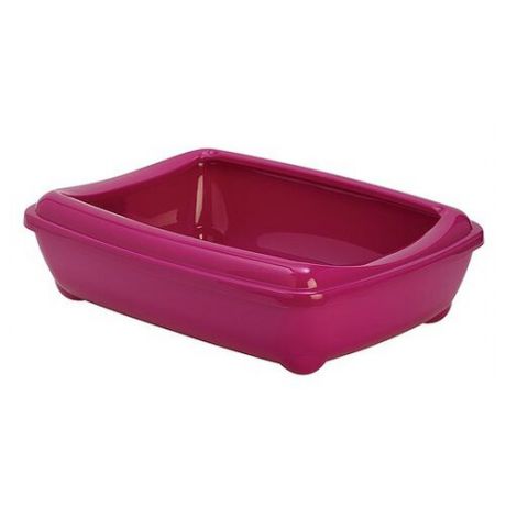 Туалет-лоток для кошек Moderna Arist-O-Tray Large 49.5х37.8х13.5 см ярко-розовый