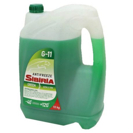 Антифриз SIBIRIA Антифриз -40 Зеленый 10 кг
